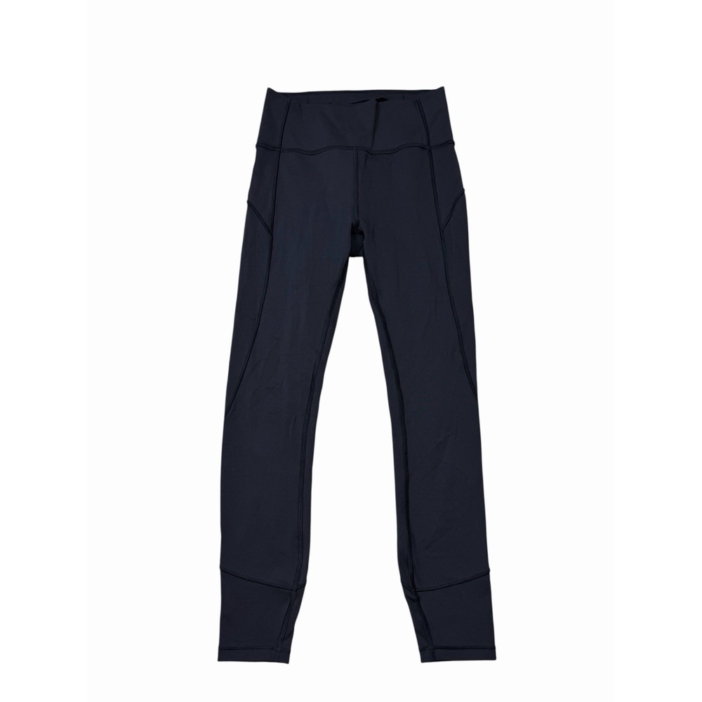Lululemon In‎ Movement Tight 25" *Everlux Black Women's Sz 4 - Picture 3 of 11